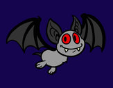 Dibujo Murciélago - vampiro pintado por billy