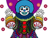 Dibujo Payaso disfrazado pintado por thudanychi