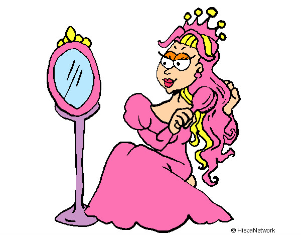 Princesa y espejo