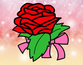 Dibujo Rosa, flor pintado por dexter