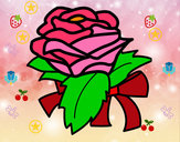 Dibujo Rosa, flor pintado por geroaikasl