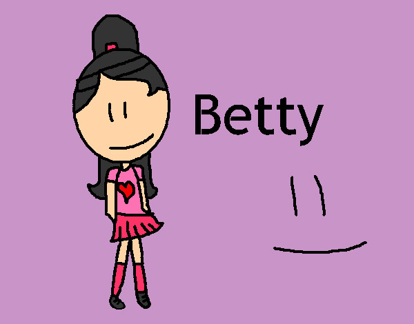 Dibujo Betty pintado por bety03