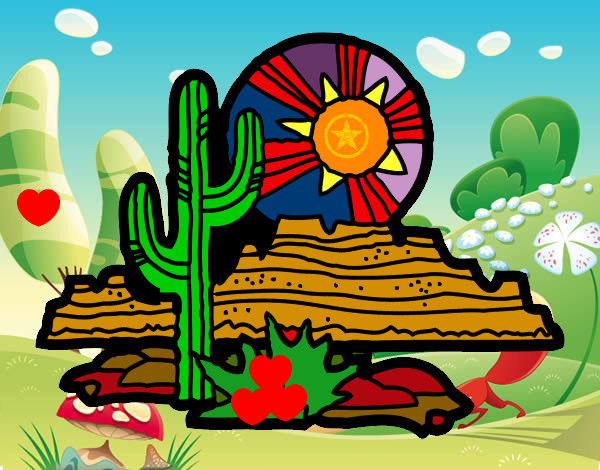 Dibujo Desierto de Colorado pintado por sergio25