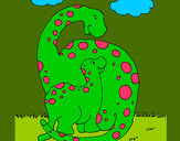 Dibujo Dinosaurios pintado por BILMAR 