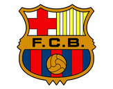 Dibujo Escudo del F.C. Barcelona pintado por Chiichaa7