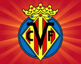 Dibujo Escudo del Villarreal C.F. pintado por MCCV