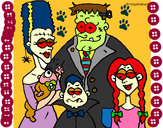 Dibujo Familia de monstruos pintado por ALEMURCIAS