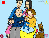 Dibujo Familia pintado por yarelys