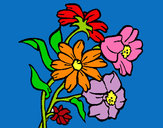 Dibujo Flores pintado por AnnaCM