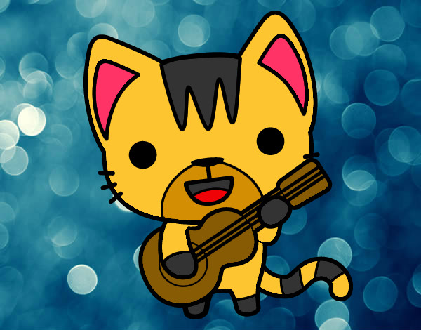 el gato guitarrista