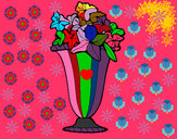 Dibujo Jarrón de flores 2a pintado por nachatop
