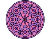 Dibujo Mandala 35 pintado por jcat