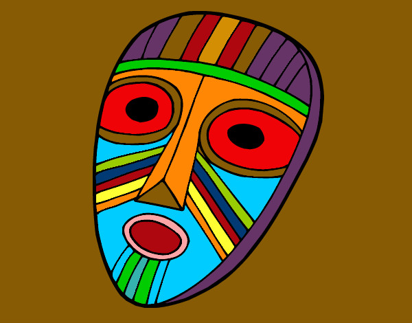 Dibujo Máscara sorprendida pintado por baranoa05