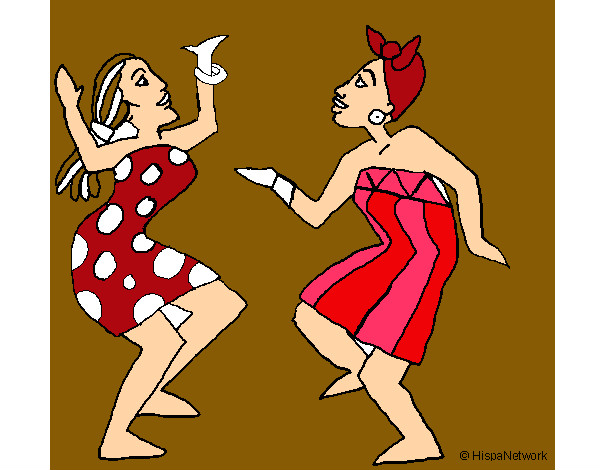 Mujeres bailando