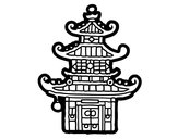 Dibujo Pagoda china pintado por fuio