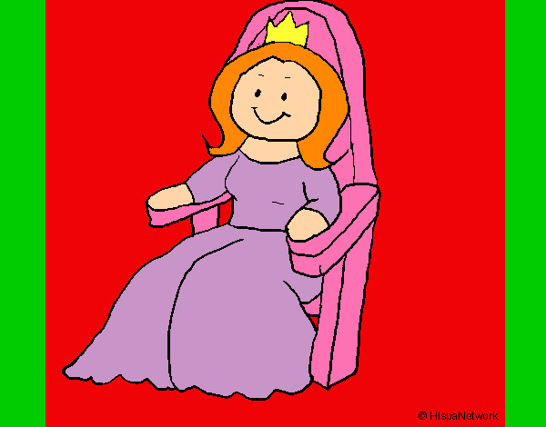 Princesa en el trono