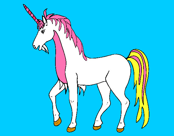 Dibujo Unicornio II pintado por nicknme