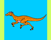 Dibujo Velociraptor pintado por jomix