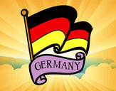 Dibujo Bandera de Alemania pintado por alexia02
