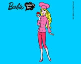 Dibujo Barbie de chef pintado por Tododa