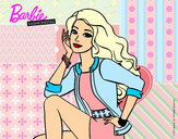 Dibujo Barbie súper guapa pintado por irenee