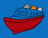 Dibujo Barco transatlántico pintado por Edudu
