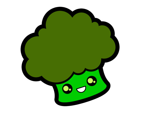 Dibujo Brócoli sonriente pintado por marceline2
