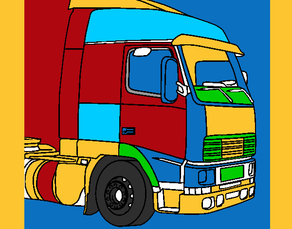 Dibujo Camión 5 pintado por penidtb