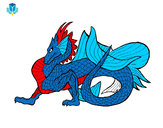 Dibujo Dragón de mar pintado por SuperDog