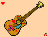 Dibujo Guitarra española II pintado por Mimess 