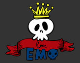 Dibujo Love Emo pintado por alessia632