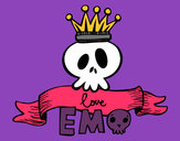 Dibujo Love Emo pintado por aylen120