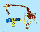 Dibujo Madagascar 2 Melman 2 pintado por Daniel22