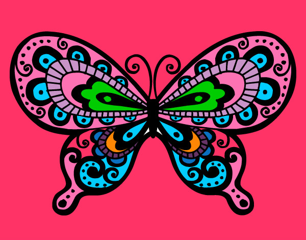 Dibujo Mariposa bonita pintado por JOHAYALI