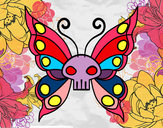 Dibujo Mariposa Emo pintado por yenife123