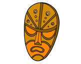Dibujo Máscara enfadada pintado por skarled
