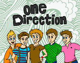 Dibujo One Direction 3 pintado por Brianiito