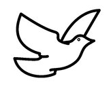 Dibujo Paloma de la paz pintado por fpalacio