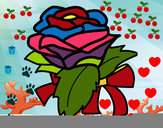 Dibujo Rosa, flor pintado por Siaa