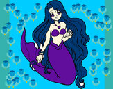 Dibujo Sirenita pintado por nadeshiko