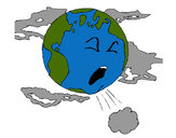 Dibujo Tierra enferma pintado por Ceelina