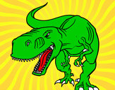 Dibujo Tiranosaurio Rex enfadado pintado por SuperDog
