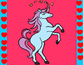 Dibujo Unicornio pintado por alizzson