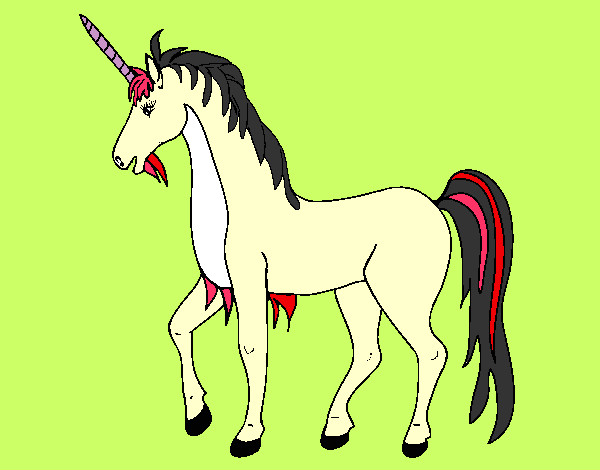 Dibujo Unicornio II pintado por sofisamnik