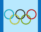 Dibujo Anillas de los juegos olimpícos pintado por anderlys02