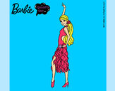 Dibujo Barbie flamenca pintado por natajalia