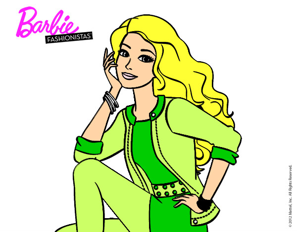 Dibujo Barbie súper guapa pintado por Antia2000