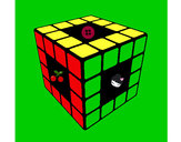 Dibujo Cubo de Rubik pintado por damaris201