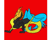 Dibujo Dragón de mar pintado por ateraty
