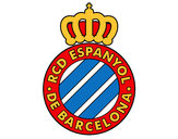 Dibujo Escudo del RCD Espanyol pintado por mompito